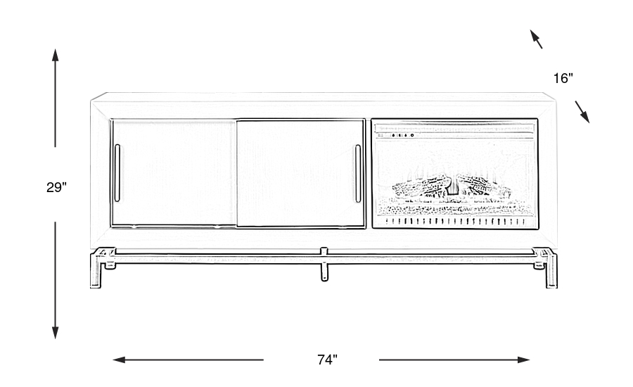 Dimension Image. Please refer to the Dimension Tab on this page for dimension details.