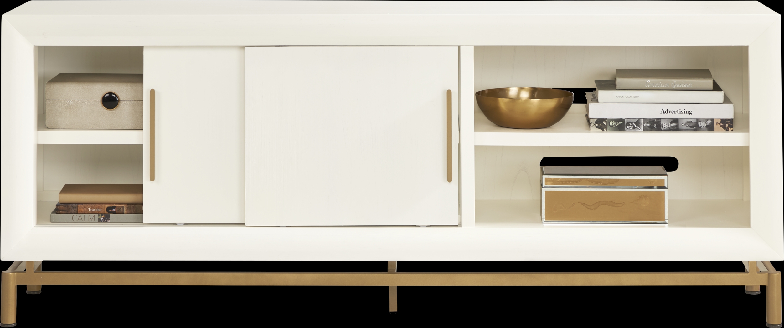 Fontaine White 74 in. Console - Thumbnail - Image 2