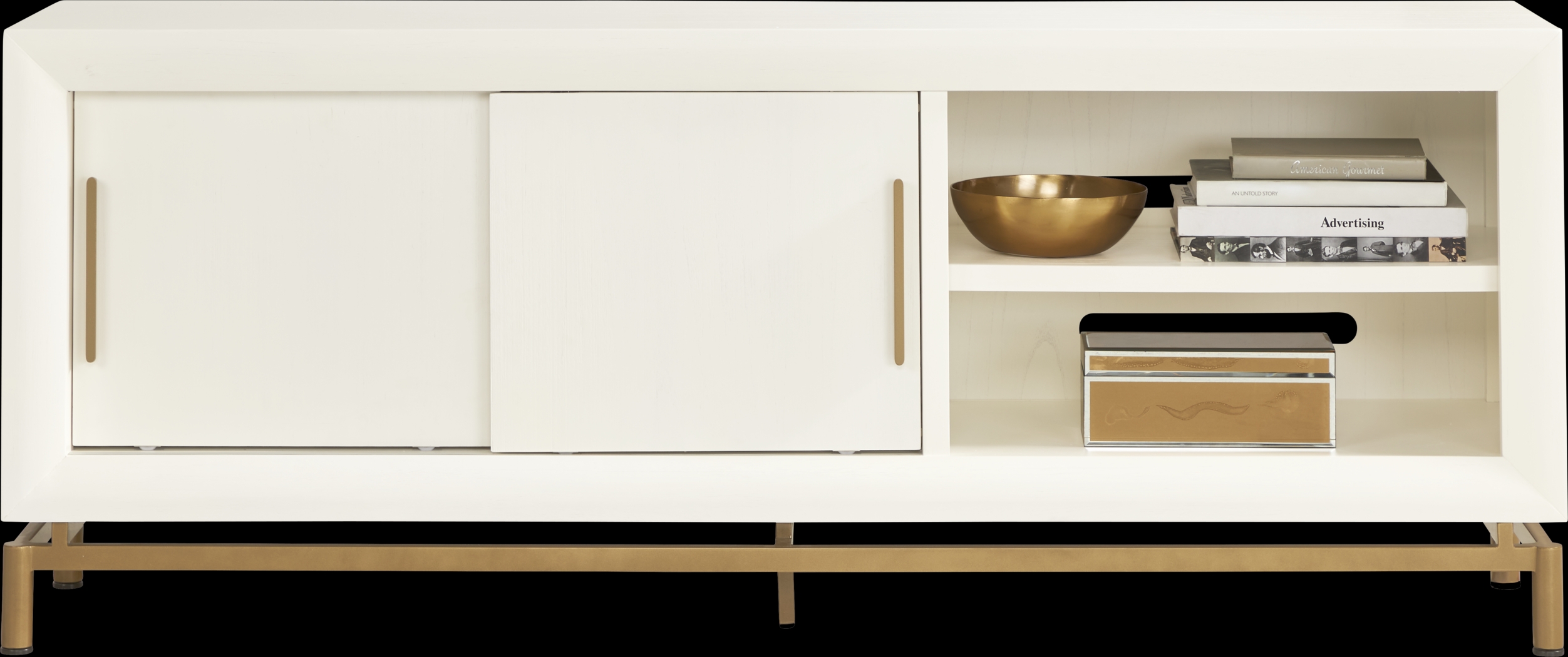 Fontaine White 74 in. Console - Thumbnail - Image 1