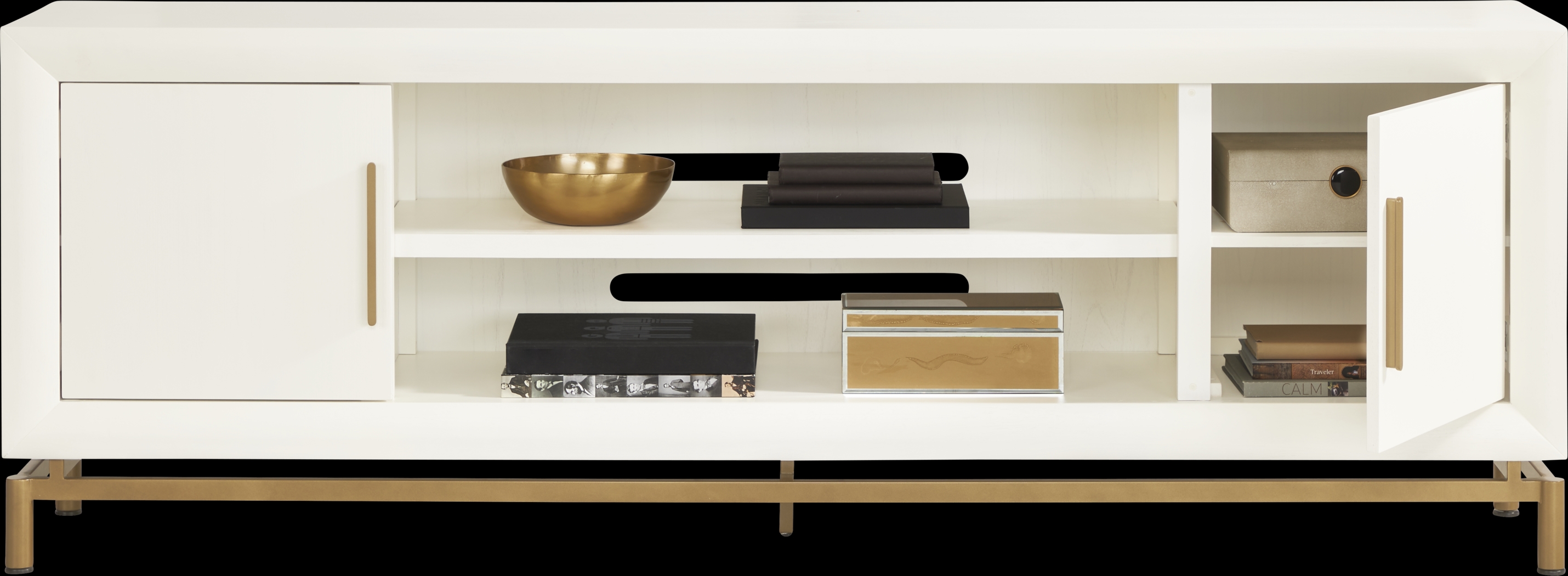 Fontaine White 84 in. Console - Thumbnail - Image 2