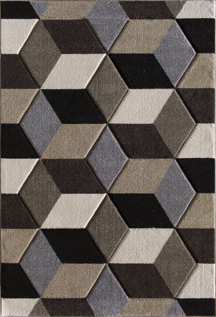 Fontanelle Black 7'1 x 9'1 Rug - Thumbnail - Image 1
