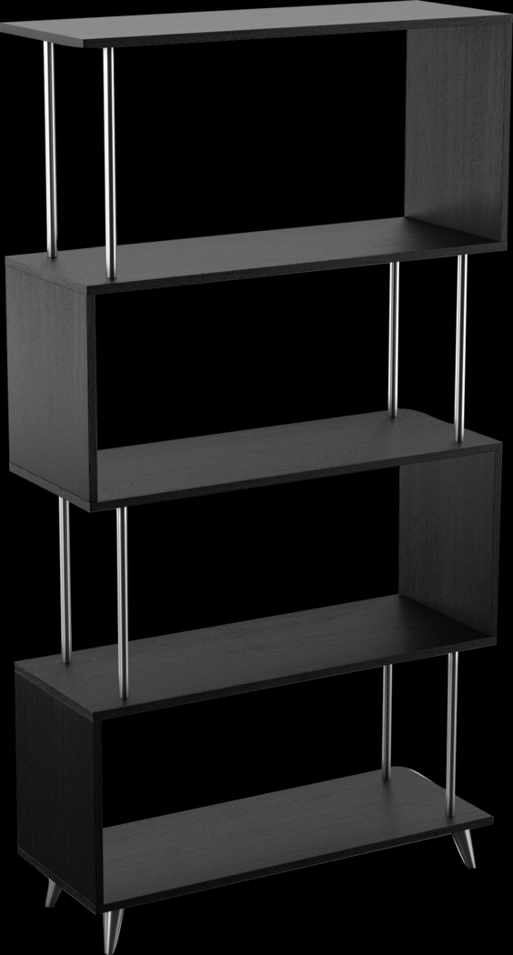 Fontenot Black Bookcase - Thumbnail - Image 1
