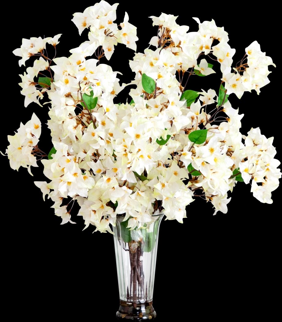 Footedale White Silk Floral - Thumbnail - Image 1