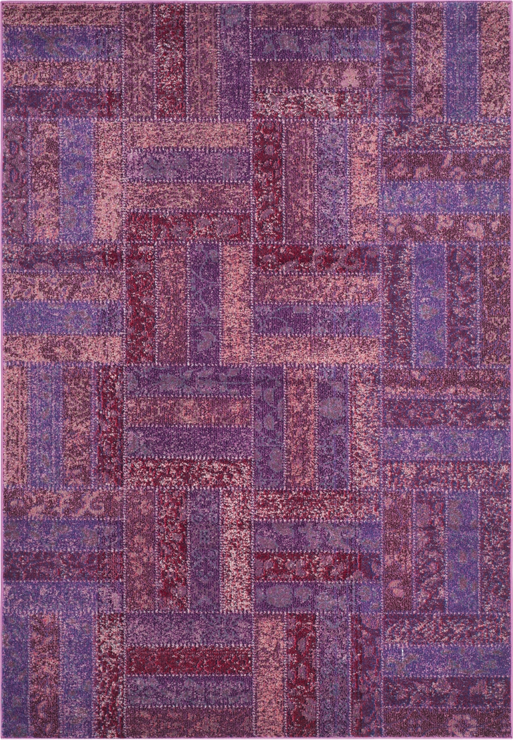 Forada Purple 6'7 x 9'2 Rug - Thumbnail - Image 1