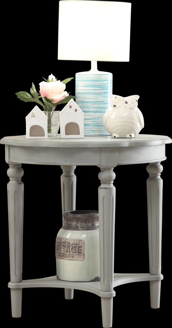 Fordon Light Gray Accent Table - Thumbnail - Image 4