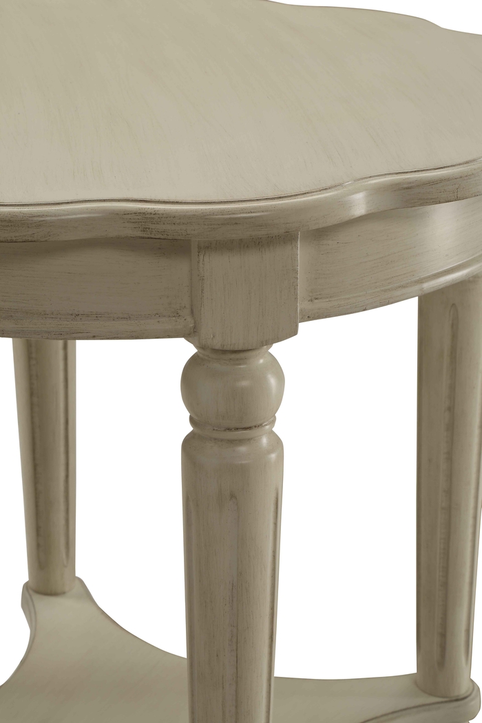Fordon White Accent Table - Thumbnail - Image 2