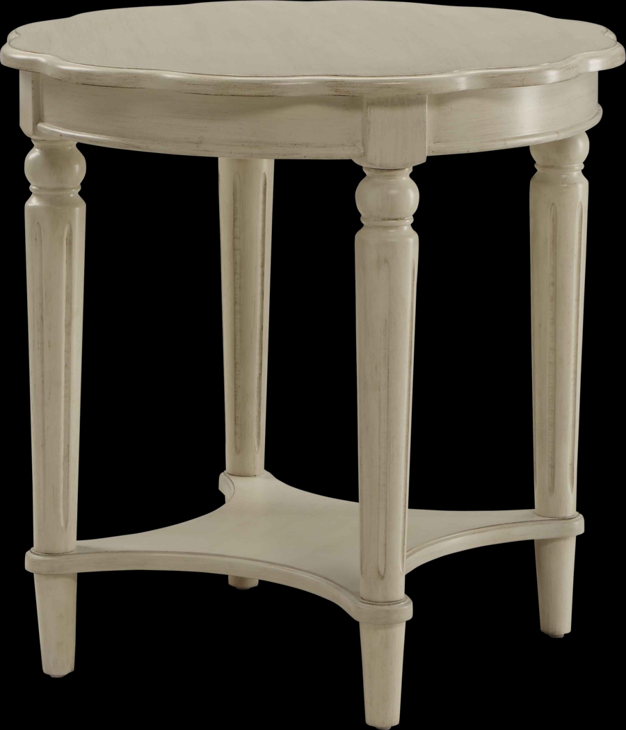 Fordon White Accent Table - Thumbnail - Image 1