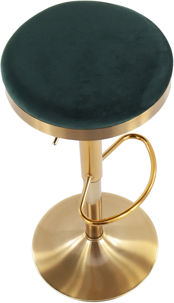 Foremere Green Swivel Barstool, Set of 2 - Thumbnail - Image 3