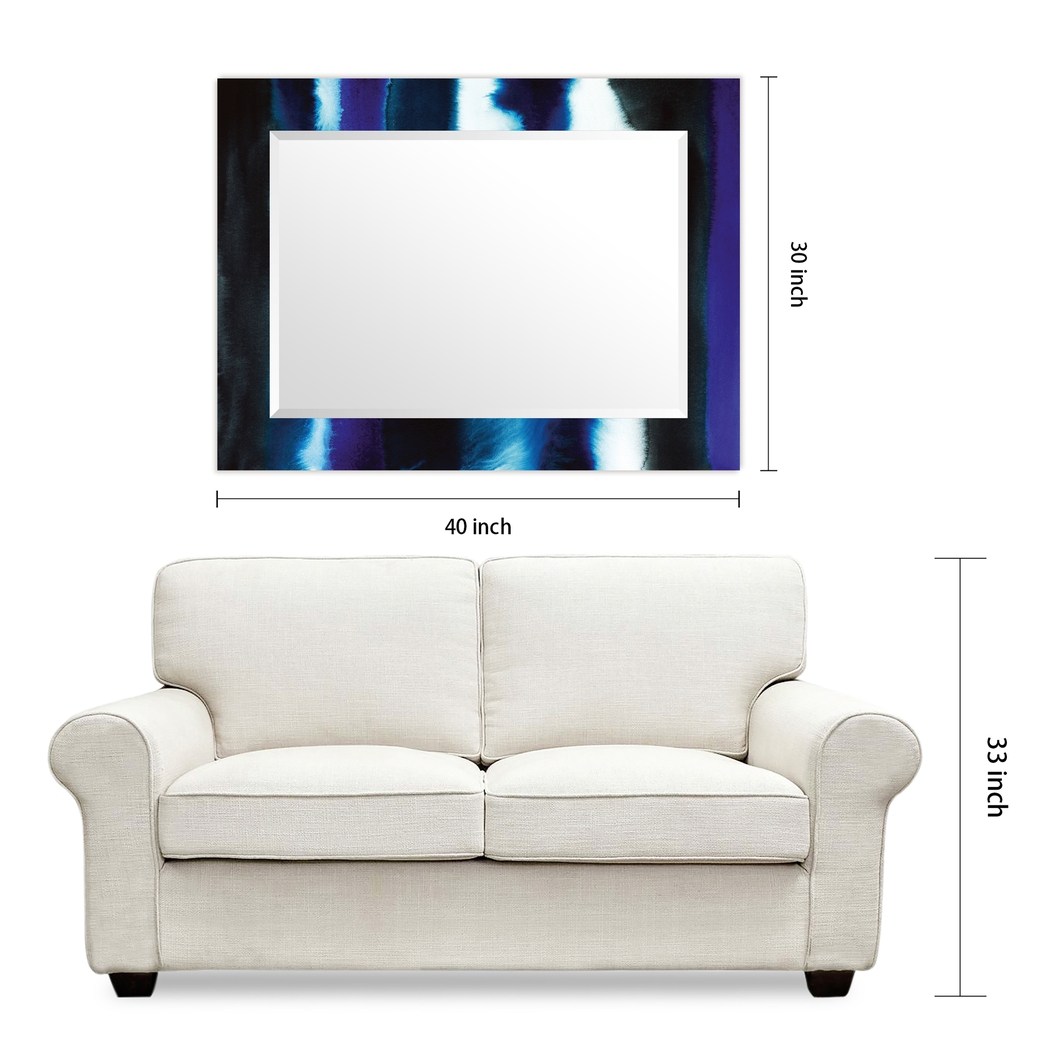 Foreson Blue Wall Mirror - Thumbnail - Image 8