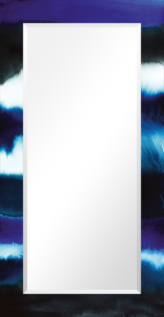 Foreson Blue Wall Mirror - Thumbnail - Image 1