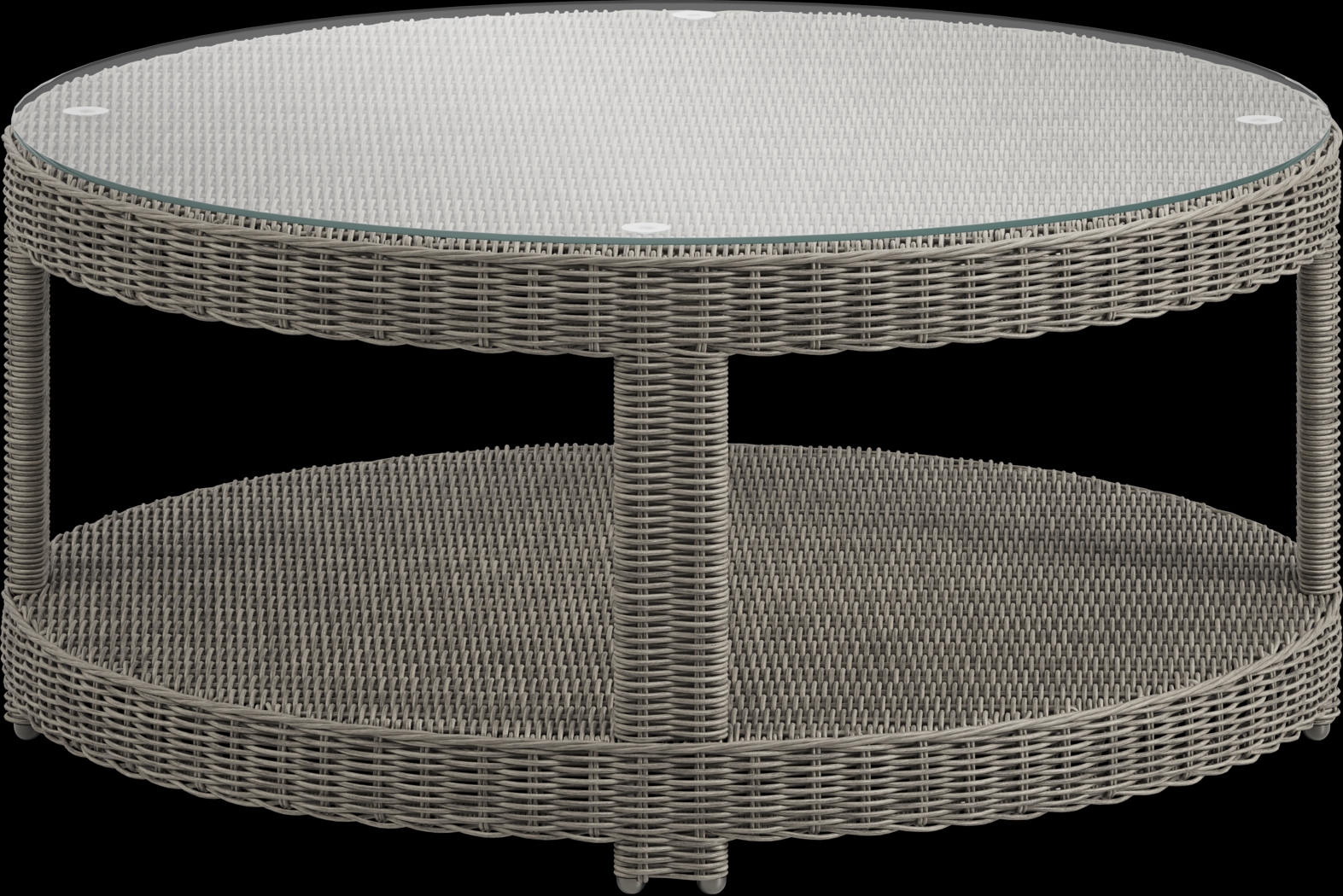 Forest Hills Gray Outdoor Cocktail Table - Thumbnail - Image 2