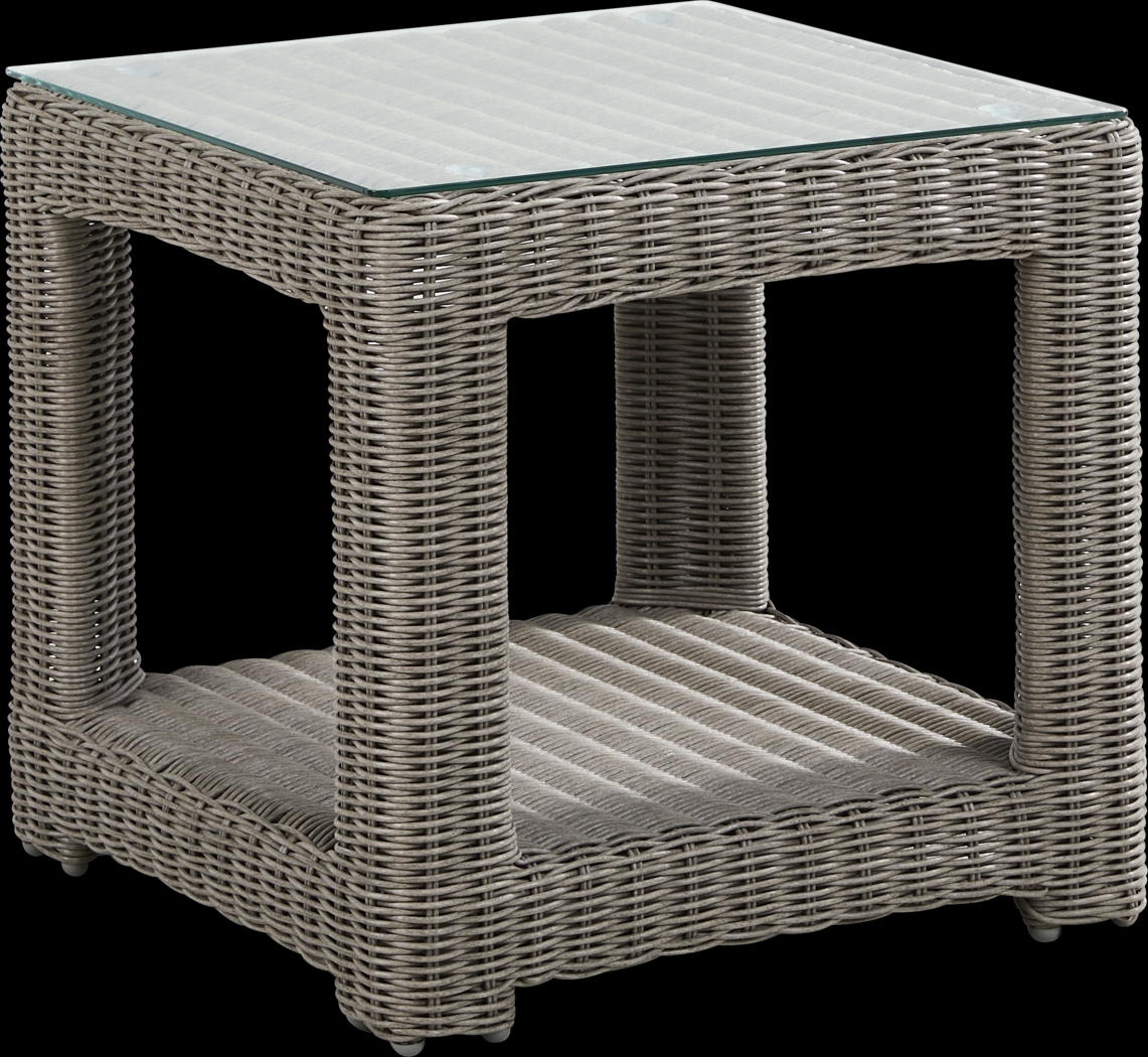 Forest Hills Gray Outdoor End Table - Thumbnail - Image 1