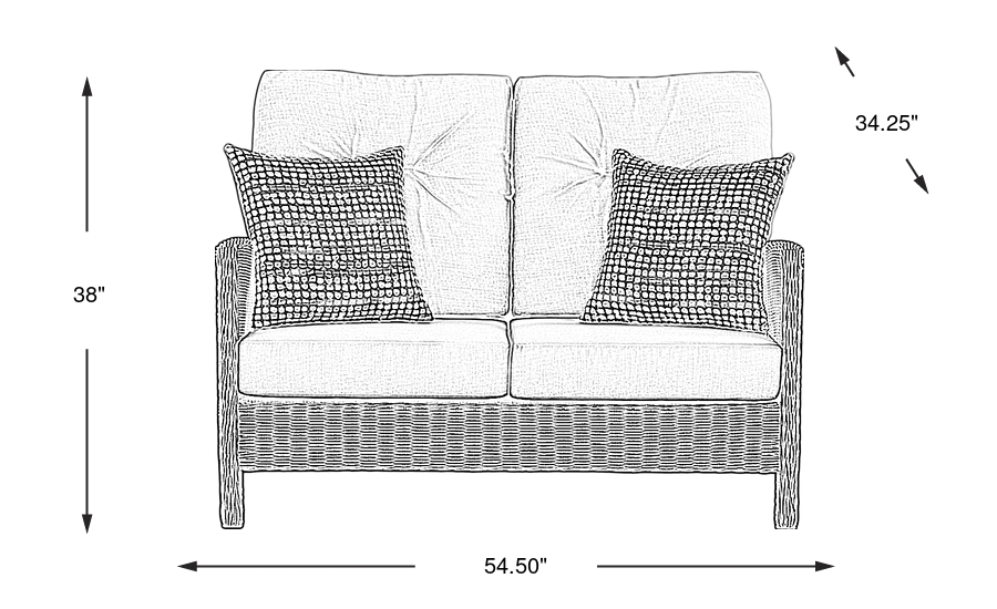 Dimension Image. Please refer to the Dimension Tab on this page for dimension details.