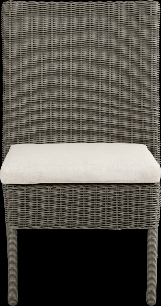 Forest Hills Gray 5 Pc Round Wood Outdoor Dining Set - Thumbnail - Image 5