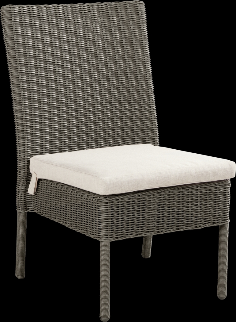 Forest Hills Gray 5 Pc Round Wood Outdoor Dining Set - Thumbnail - Image 4