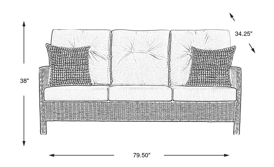 Dimension Image. Please refer to the Dimension Tab on this page for dimension details.