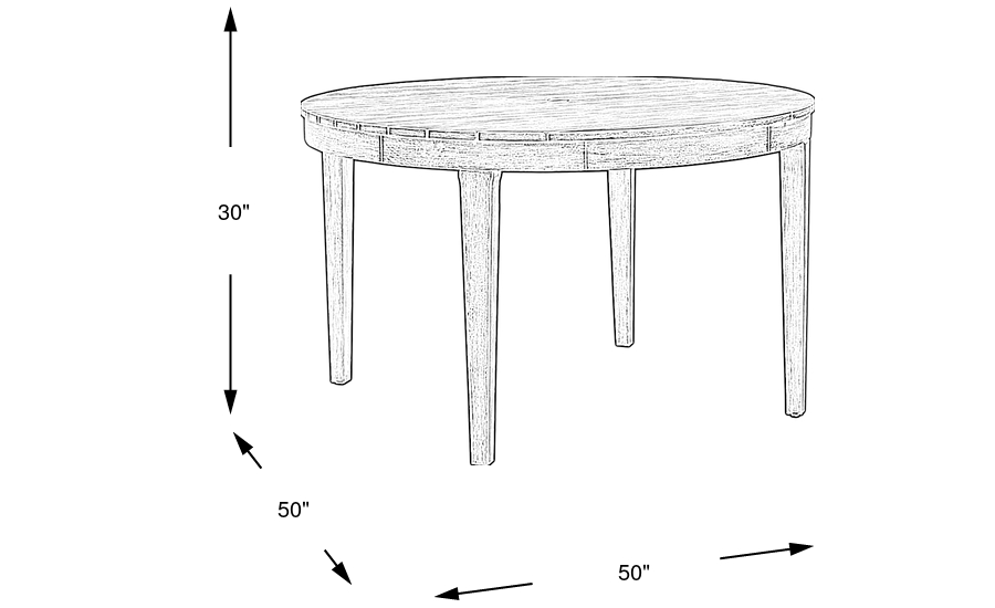 Dimension Image. Please refer to the Dimension Tab on this page for dimension details.
