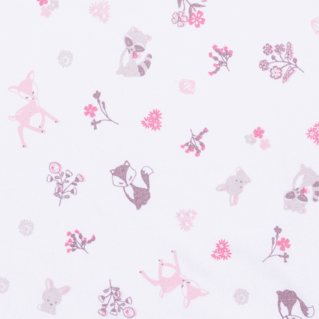 Forest Pals Pink 4 Pc Baby Bedding Set - Thumbnail - Image 5