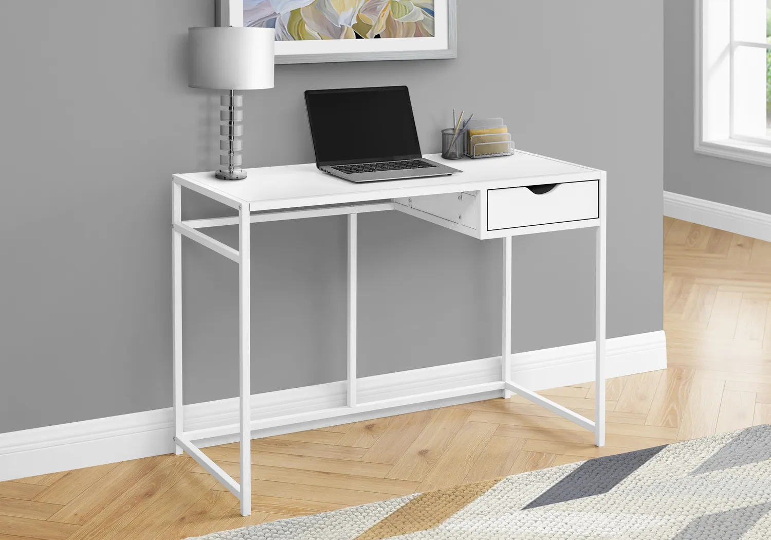 Forestnite White Desk - Thumbnail - Image 2