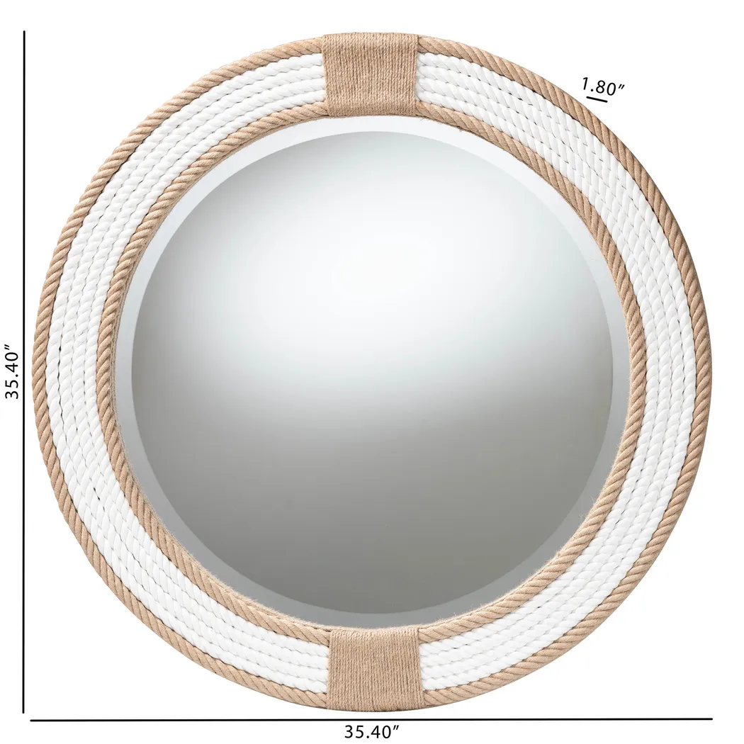 Forestsys White Round Mirror - Thumbnail - Image 3