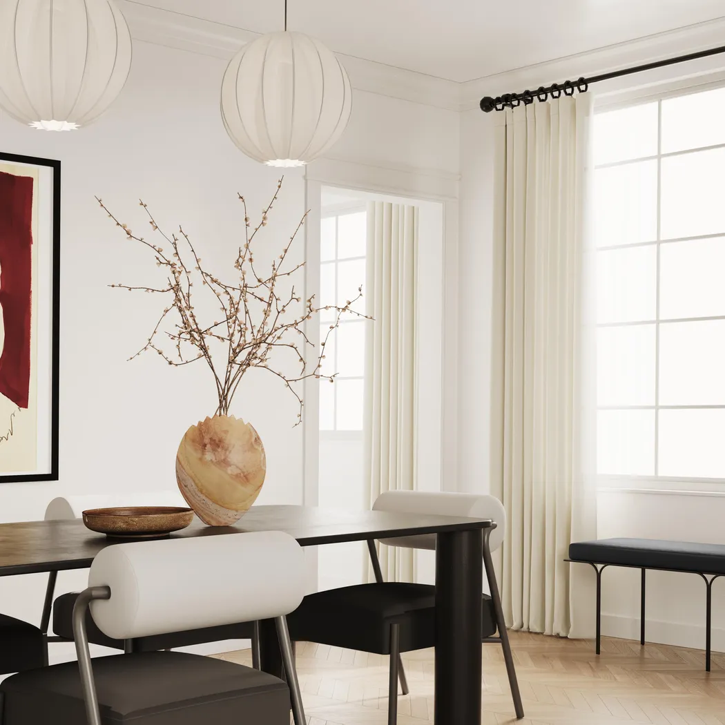 Fornelius Black Dining Table - Thumbnail - Image 2