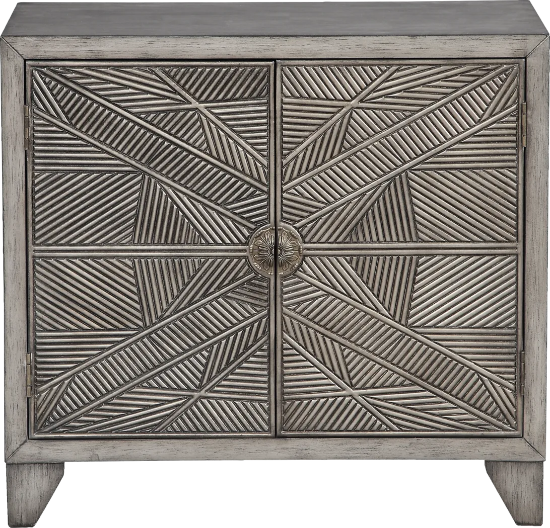 Forset Pewter Accent Cabinet - Thumbnail - Image 2