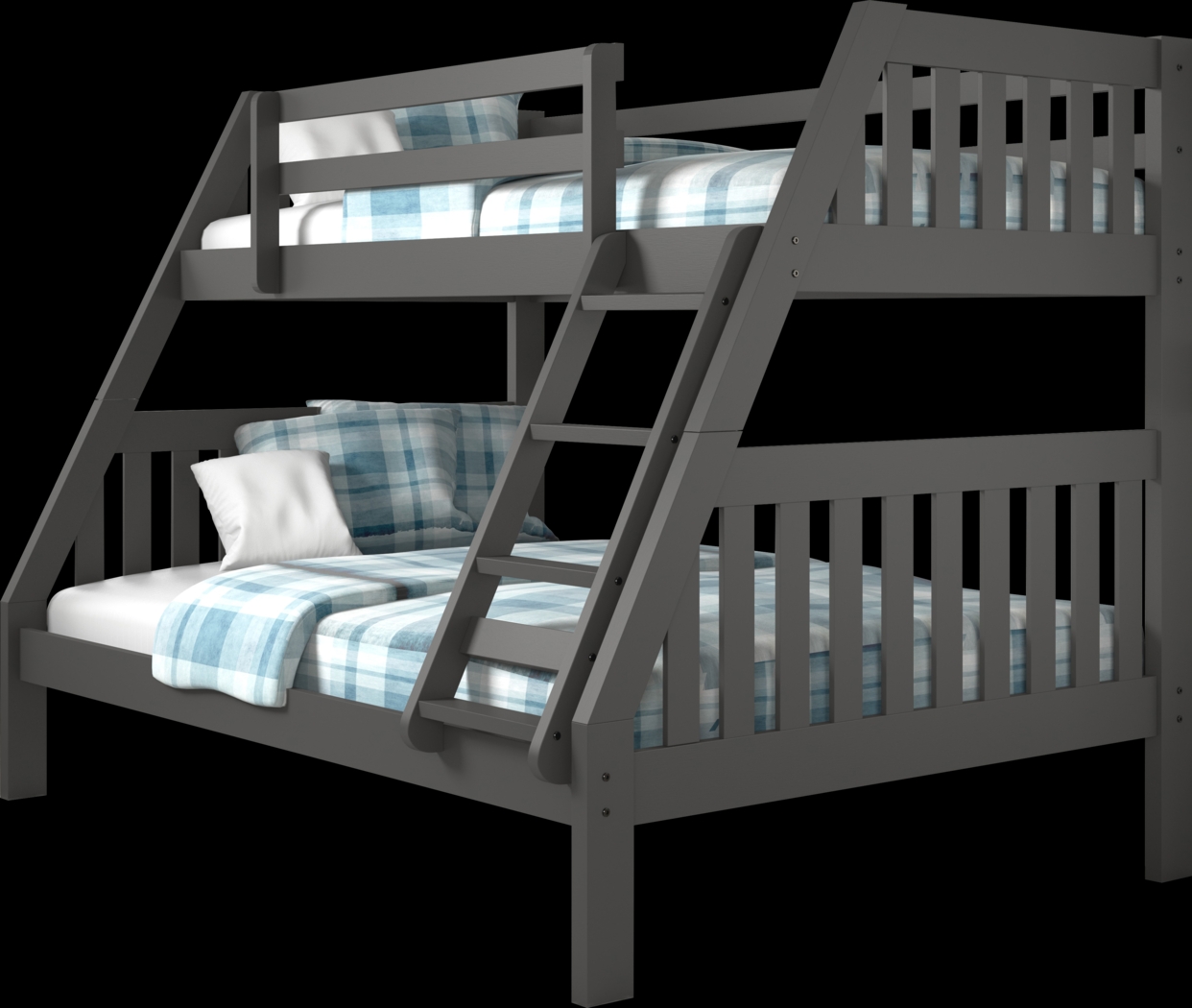 Forster Grove Gray Twin/Full Bunk Bed - Thumbnail - Image 2