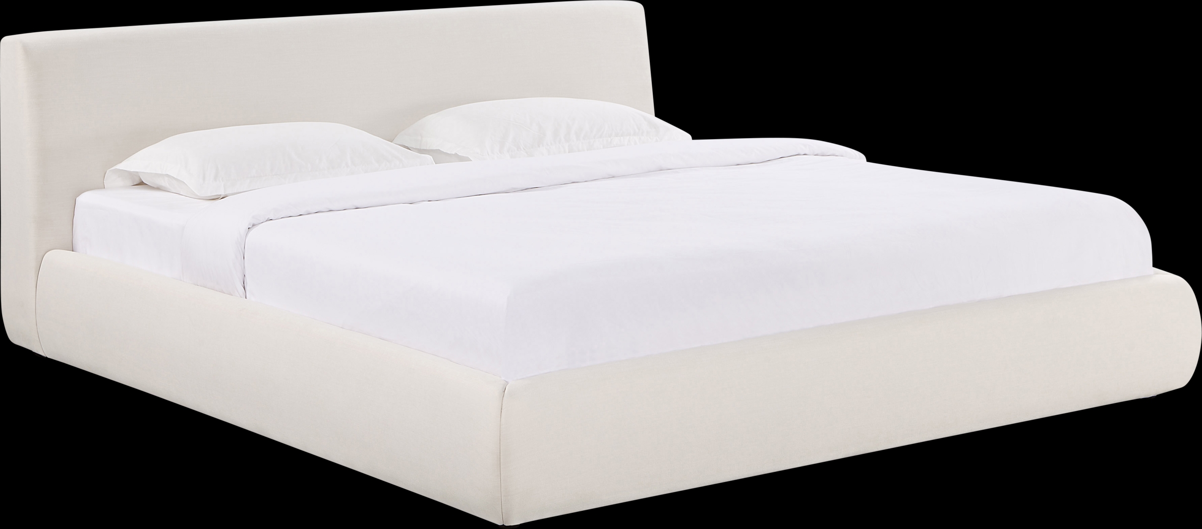 Forswall I Cream King Bed - Thumbnail - Image 1