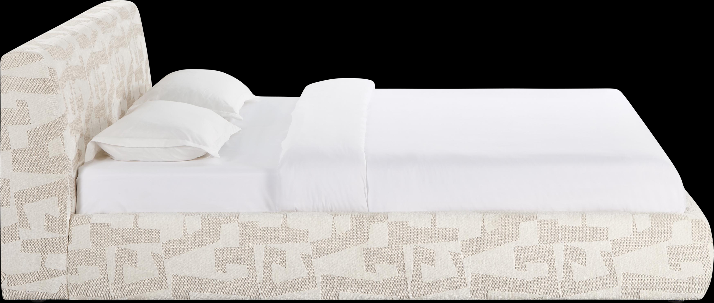 Forswall II Cream King Bed - Thumbnail - Image 3