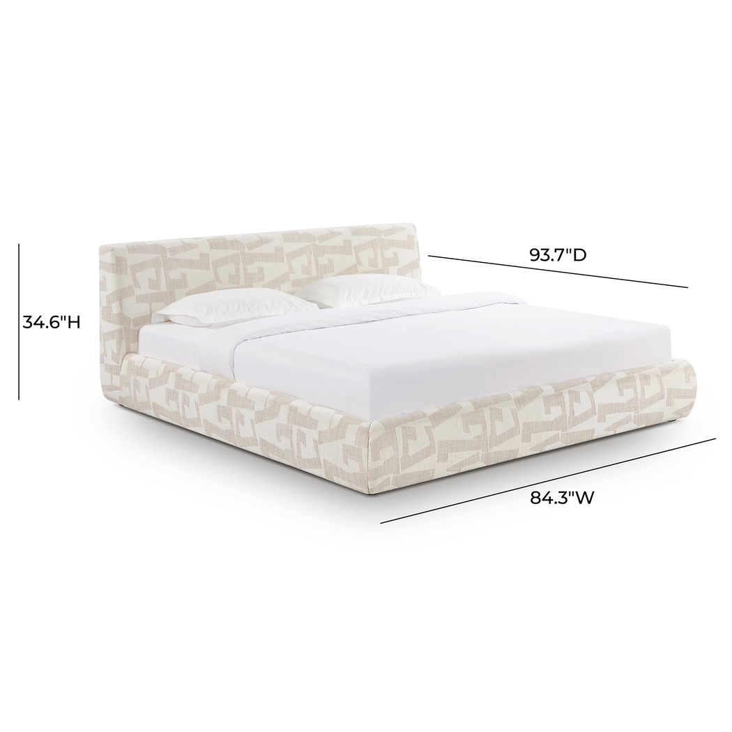 Forswall II Cream King Bed - Thumbnail - Image 9
