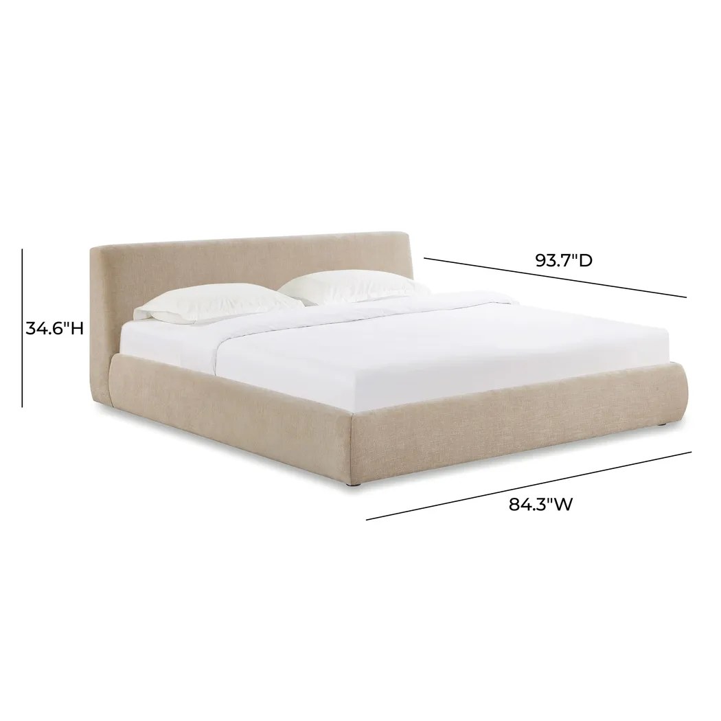 Forswall III Taupe King Bed - Thumbnail - Image 7