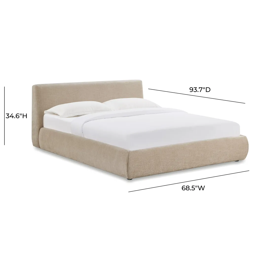 Forswall III Taupe Queen Bed - Thumbnail - Image 7