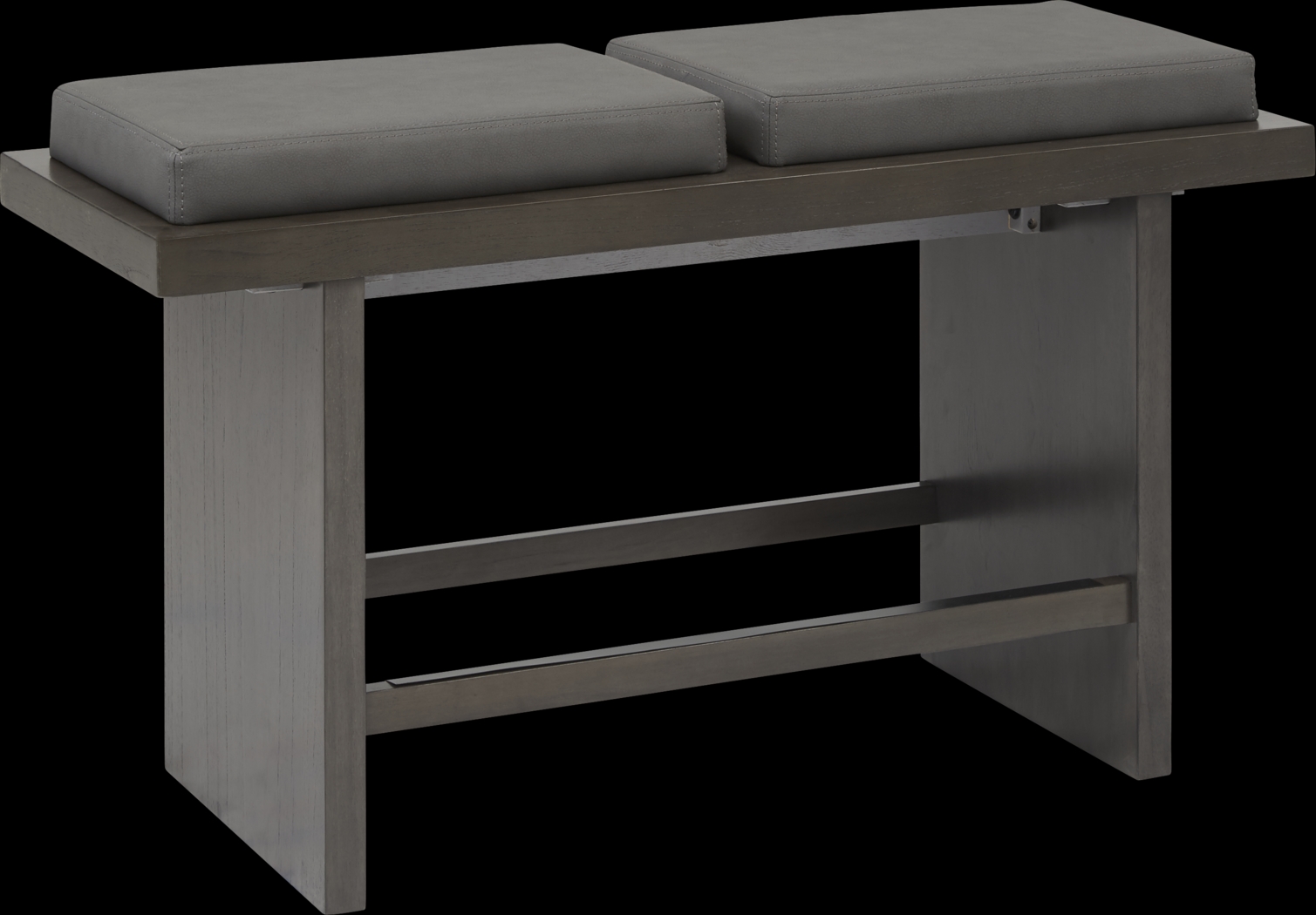 Fort Hood Gray Counter Height Bench - Thumbnail - Image 1