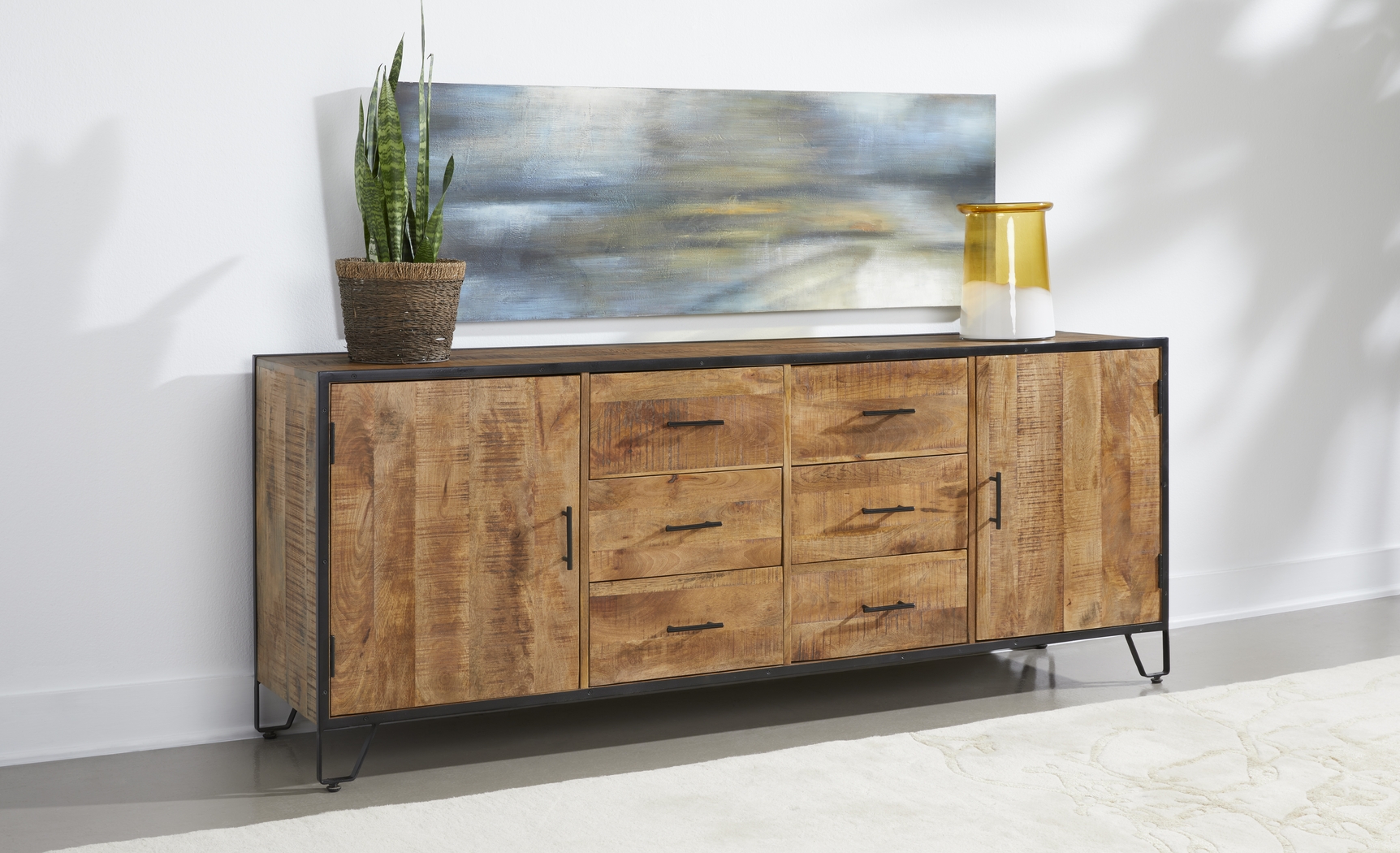 Fortilla Brown Credenza - Thumbnail - Image 13