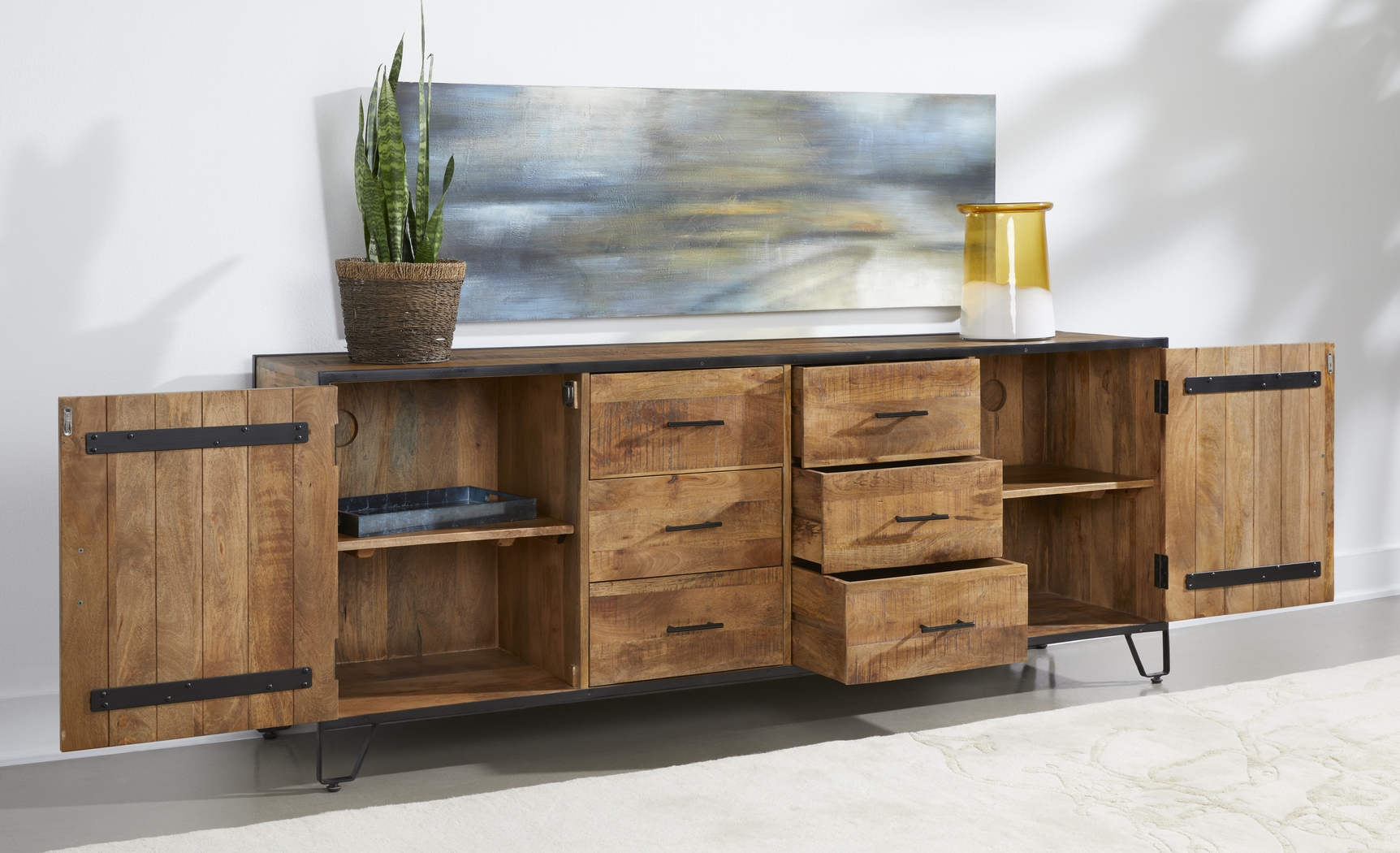 Fortilla Brown Credenza - Thumbnail - Image 14