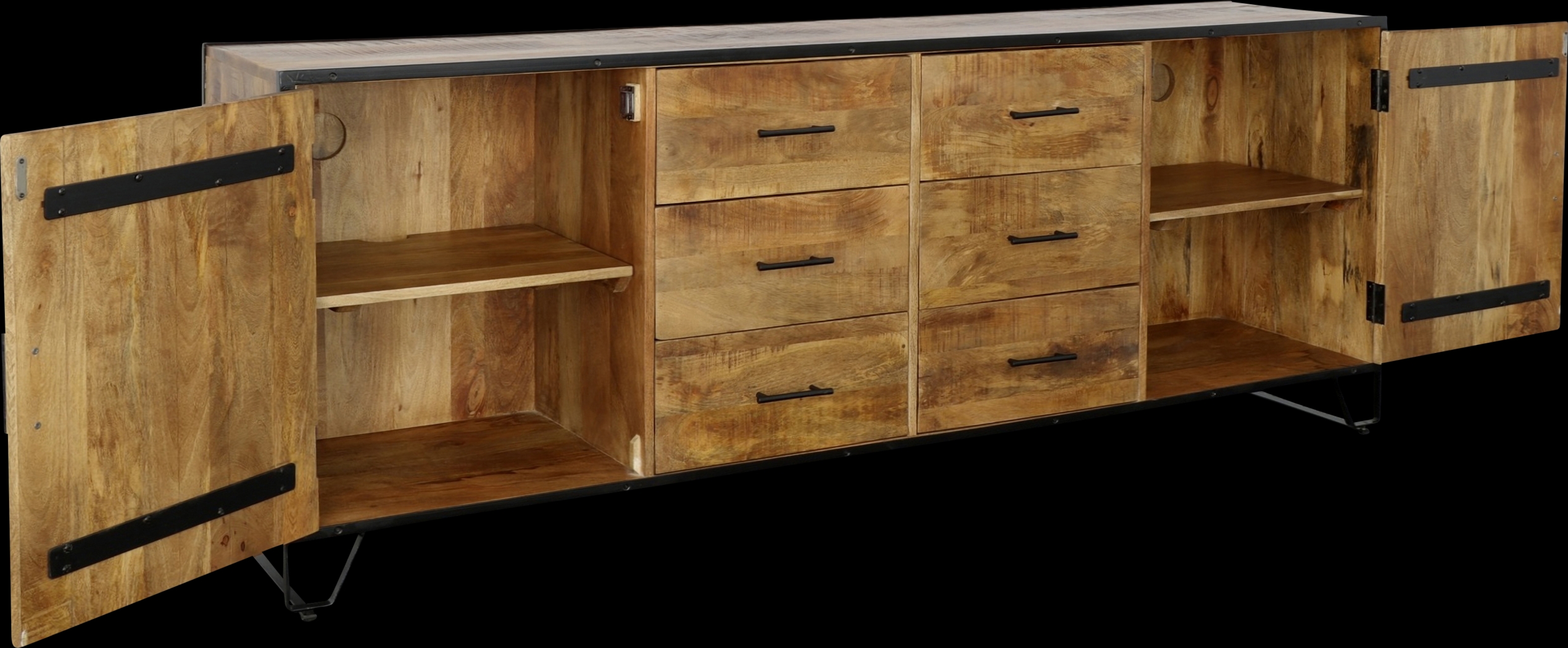 Fortilla Brown Credenza - Thumbnail - Image 9