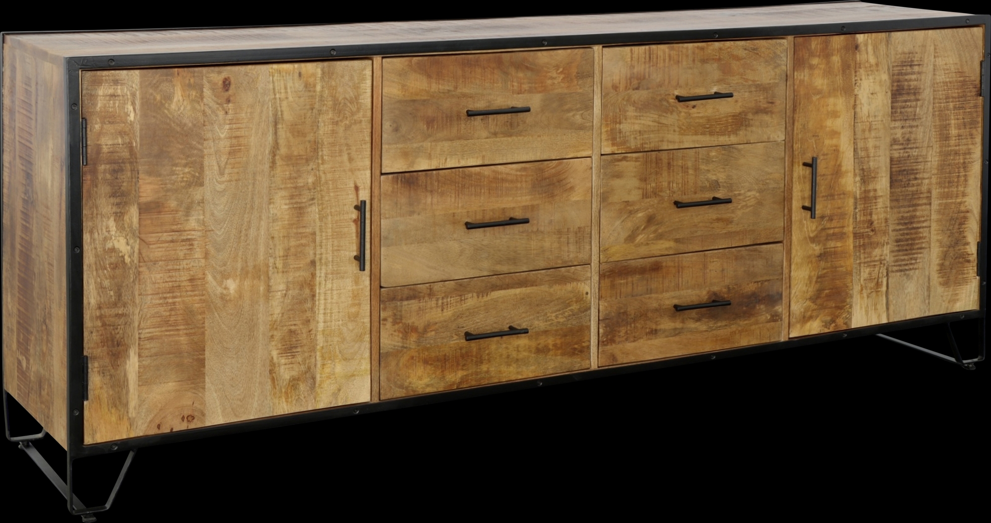 Fortilla Brown Credenza - Thumbnail - Image 1