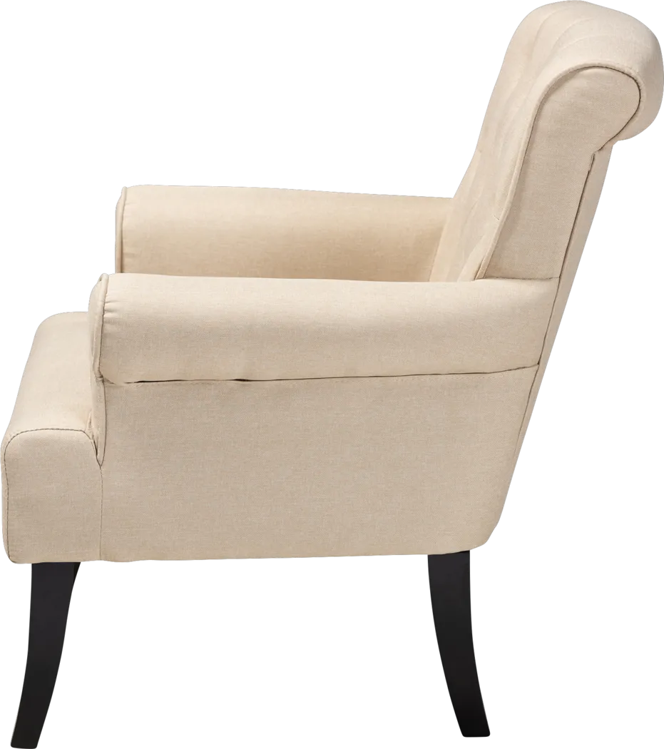 Fortingale Beige Accent Chair - Thumbnail - Image 3