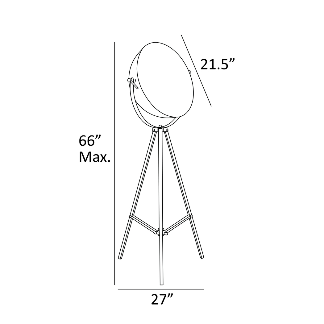 Fortress Point Gold Floor Lamp - Thumbnail - Image 5