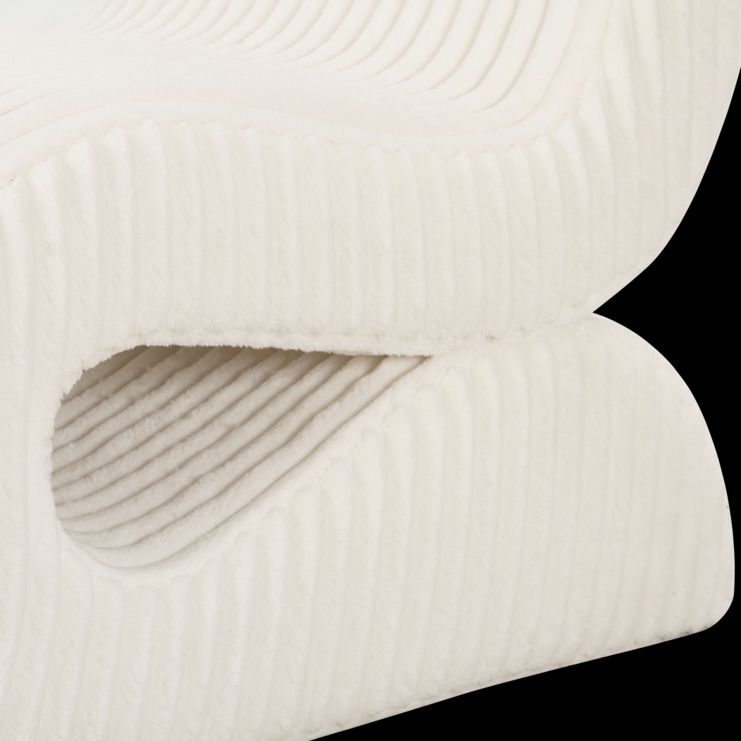 Fortrose Cream Accent Chair - Thumbnail - Image 5