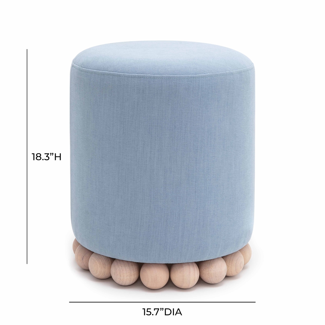 Fosbak II Blue Ottoman - Thumbnail - Image 6