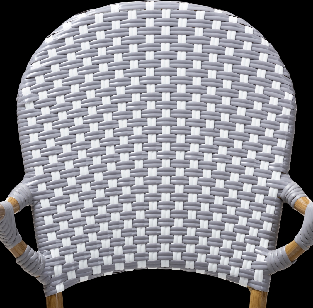 Fossi Gray Arm Chair, Set of 2 - Thumbnail - Image 4