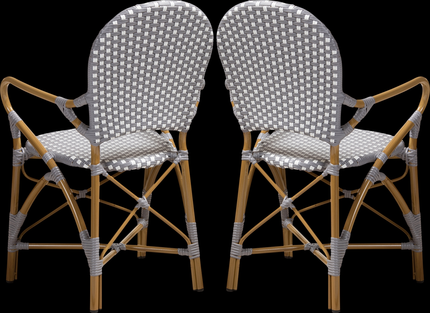 Fossi Gray Arm Chair, Set of 2 - Thumbnail - Image 5