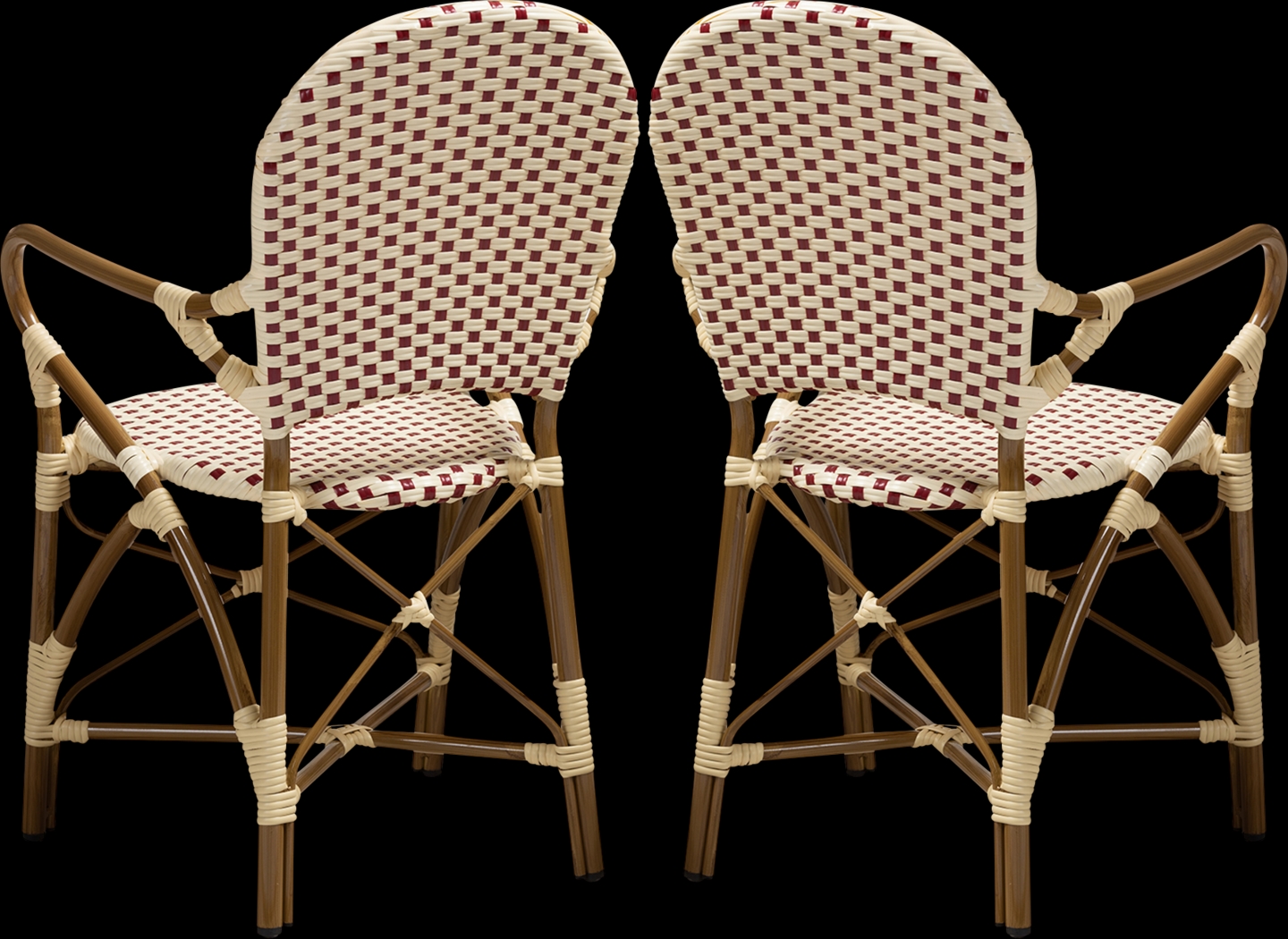 Fossi Pink Arm Chair, Set of 2 - Thumbnail - Image 5