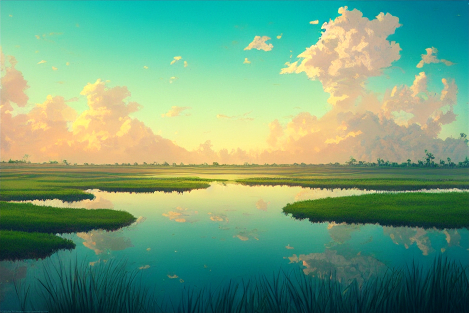 Fostmere III Green Artwork - Thumbnail - Image 1