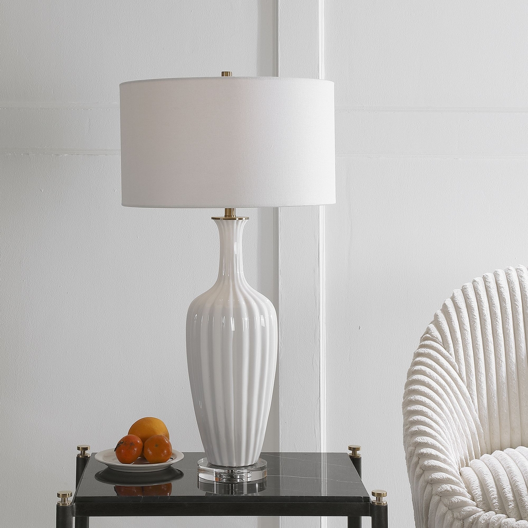 Fourbert White Lamp - Thumbnail - Image 4
