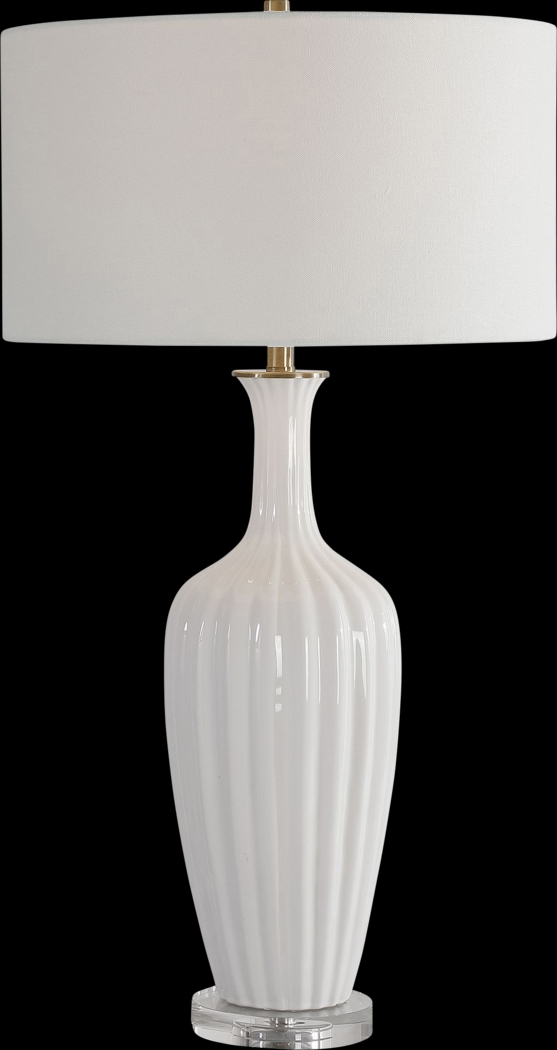 Fourbert White Lamp - Thumbnail - Image 1