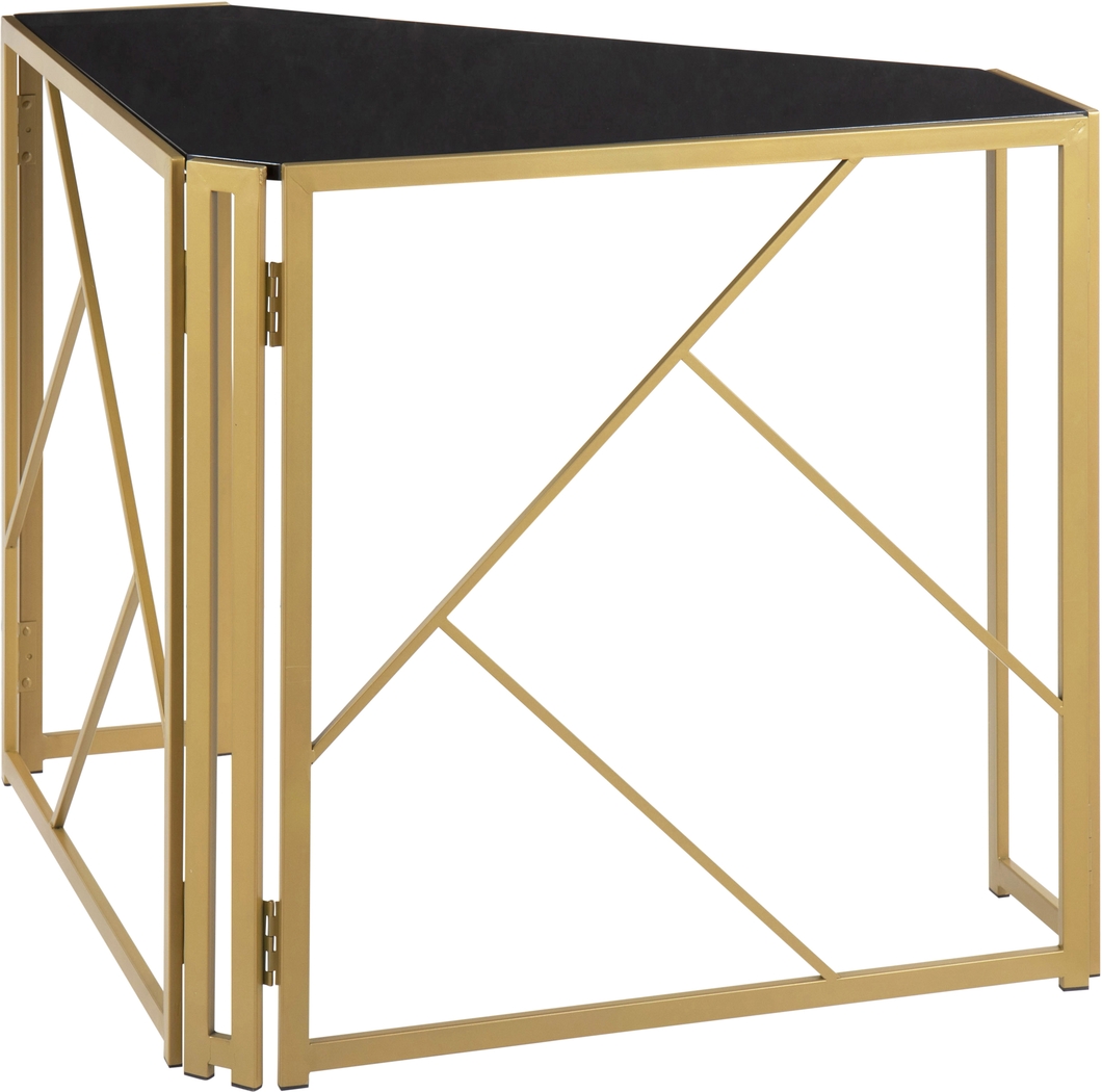 Fourche Black Corner Desk - Thumbnail - Image 3