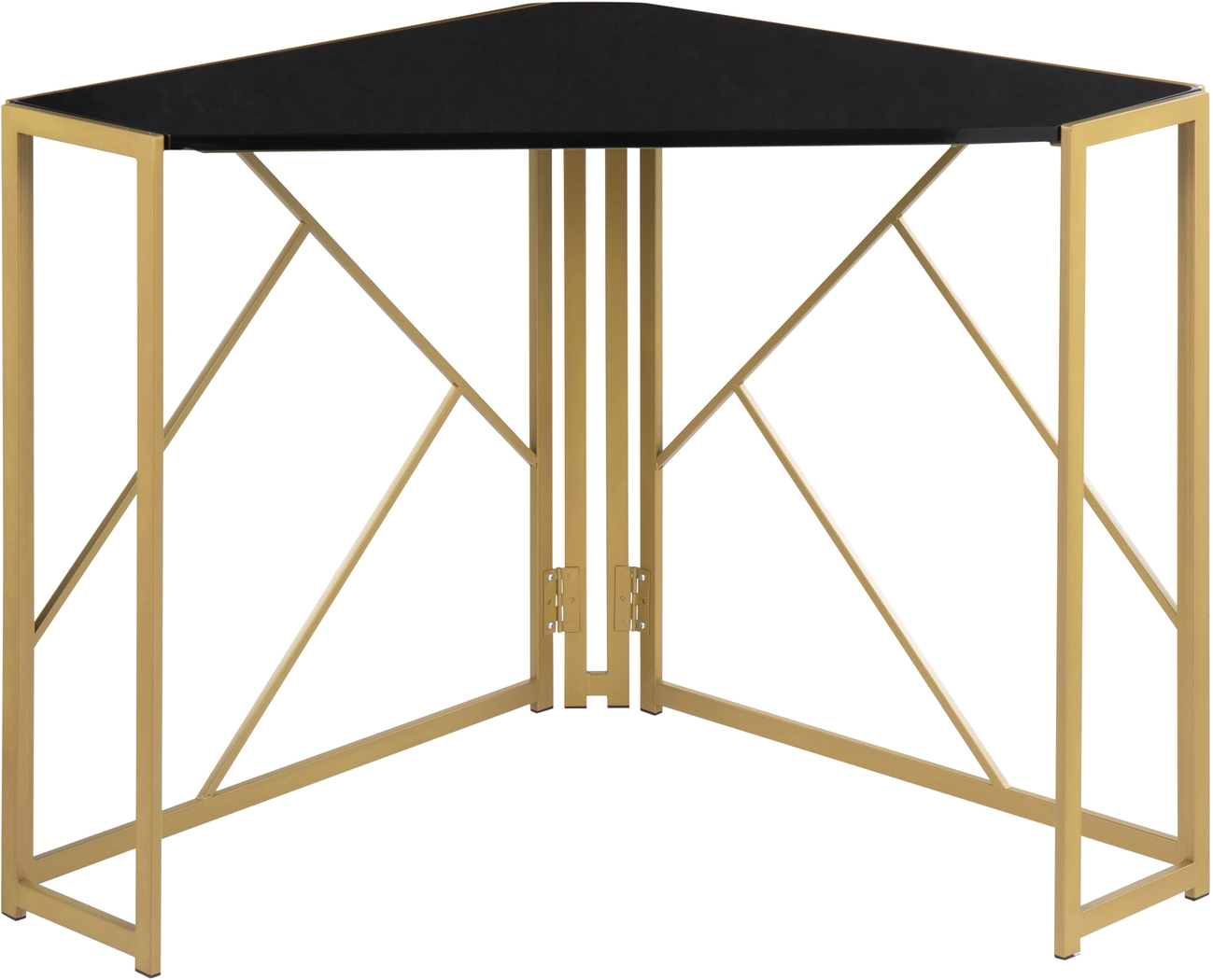 Fourche Black Corner Desk - Thumbnail - Image 5