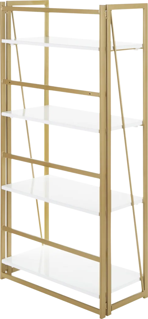 Fourche White Bookcase - Thumbnail - Image 3